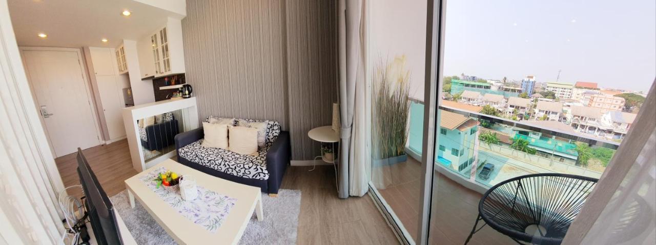 Sweet Seaview Flr6 With Toproop Pool Flr7 At The Blux Bangsaen Eksteriør billede