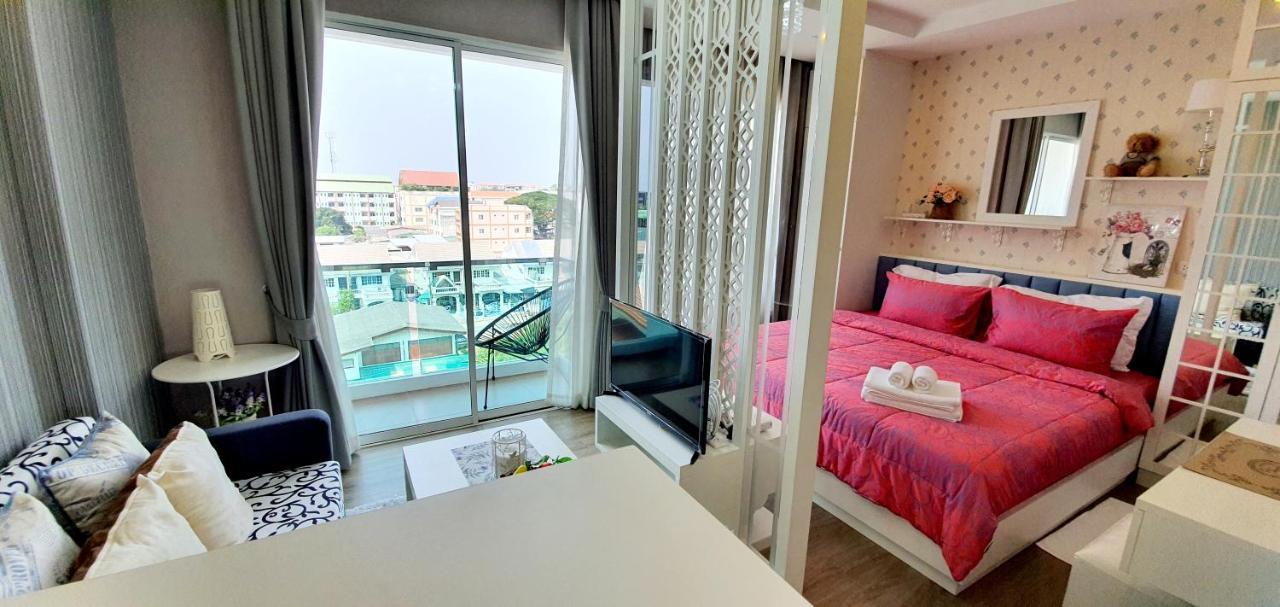 Sweet Seaview Flr6 With Toproop Pool Flr7 At The Blux Bangsaen Eksteriør billede